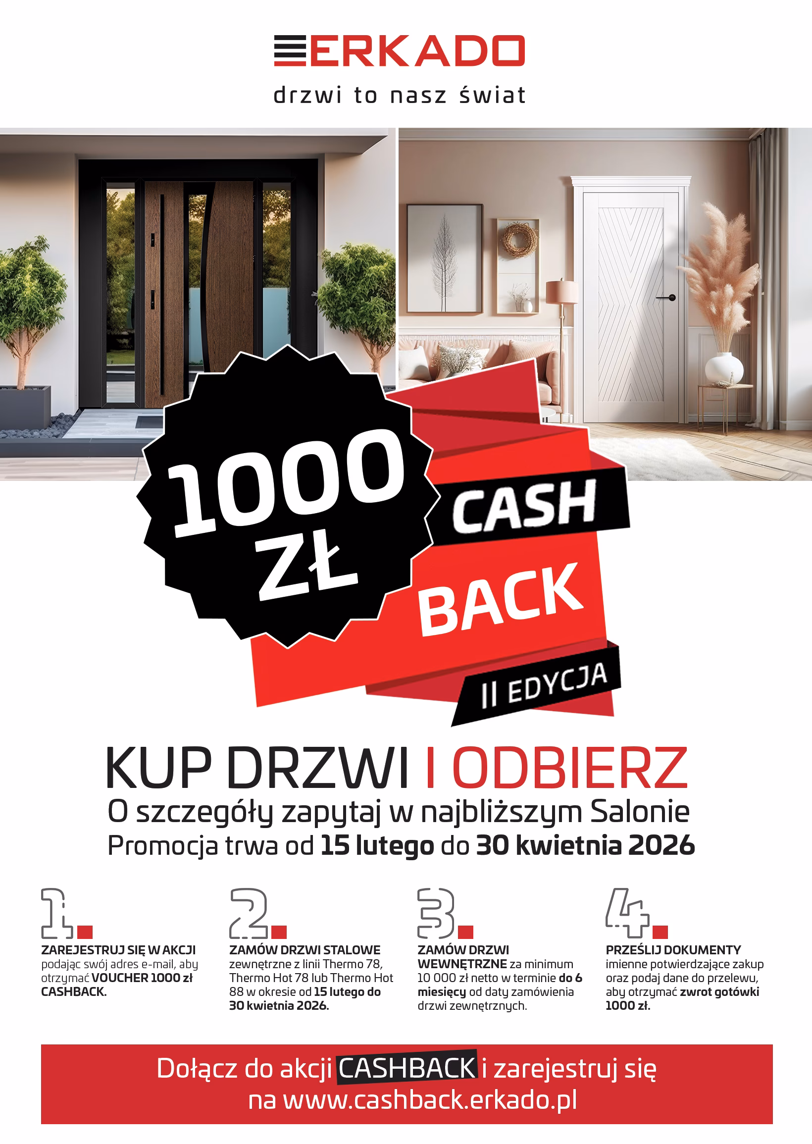 Drzwi zewnętrzne stalowe promocja 2026