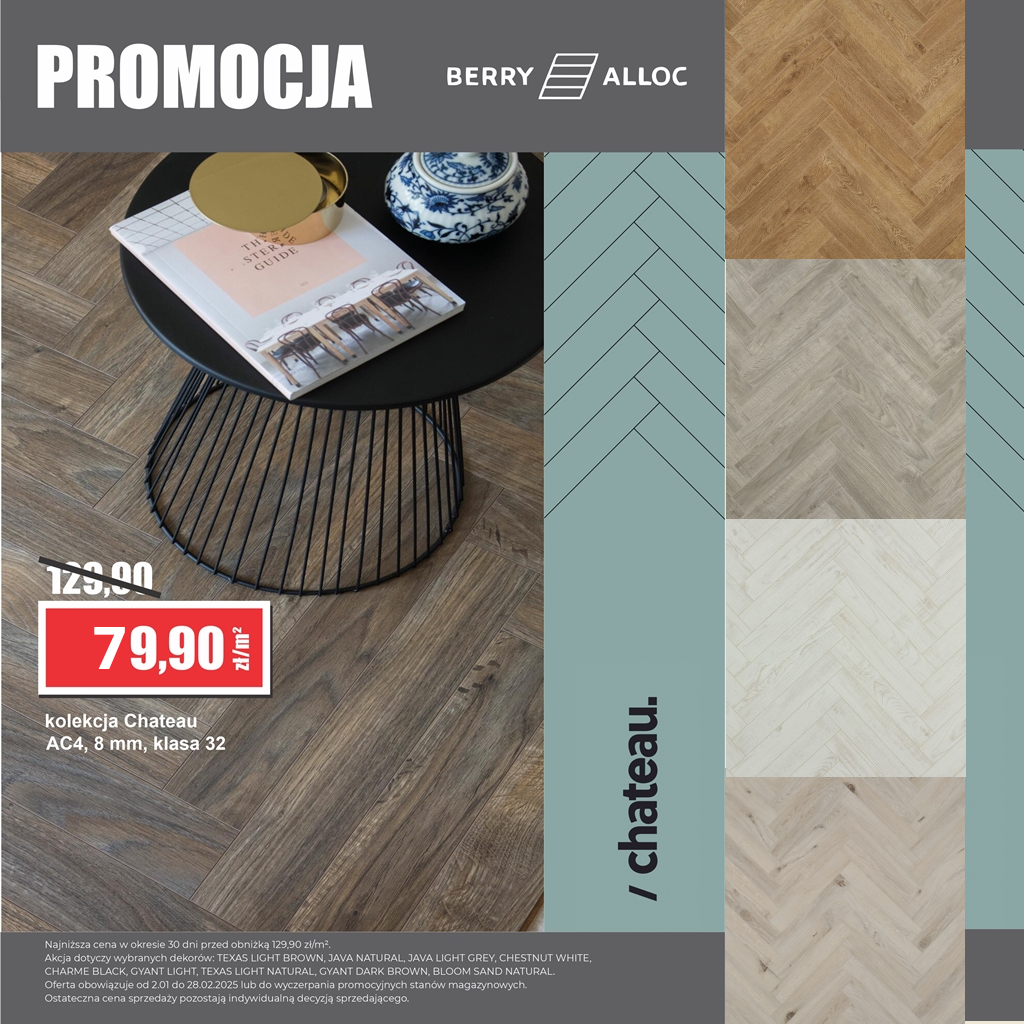 Promocja panele podłogowe Berry Alloc 2025