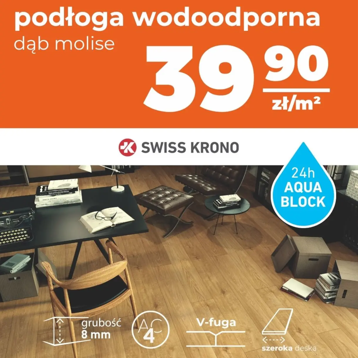 Promocja panele podłogowe Dąb Molise fachowiec 2025