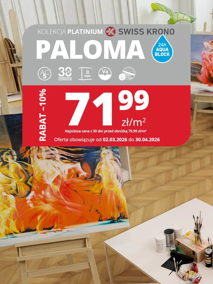 Promocja panele podłogowe Opoczno 3 4 2026