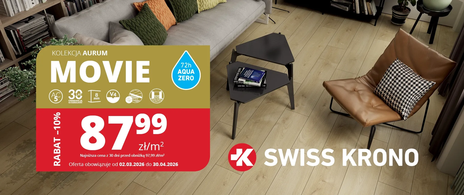 Promocja panele podłogowe Opoczno 3 4 2026