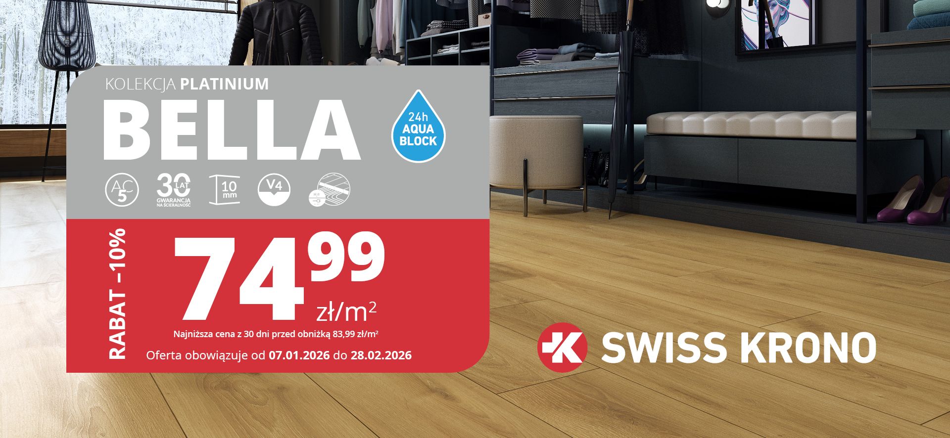 Promocja panele podłogowe z montażem 2026