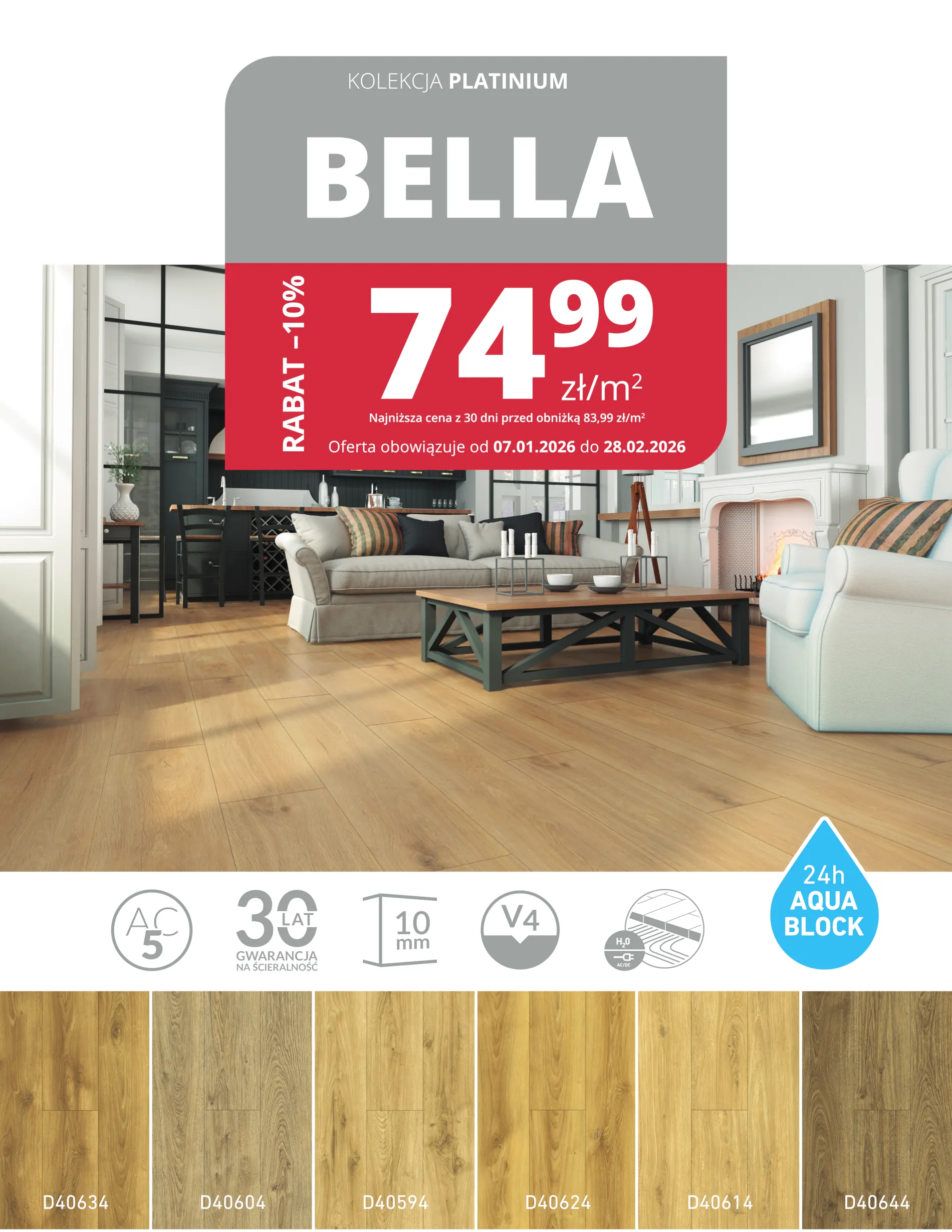 Promocja panele podłogowe z montażem 2026
