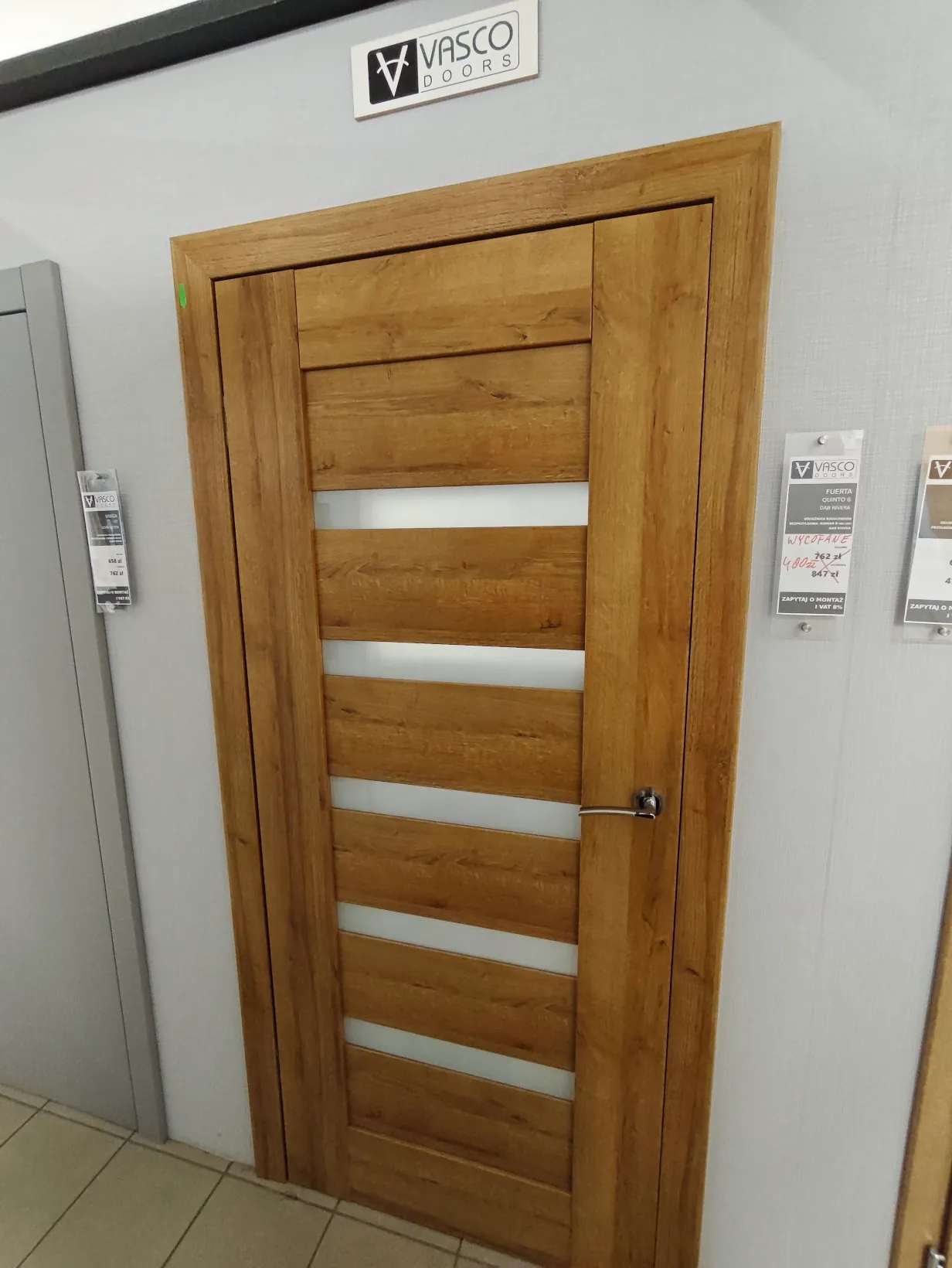 Wyprzedaż drzwi wewnętrznych Vasco 2026